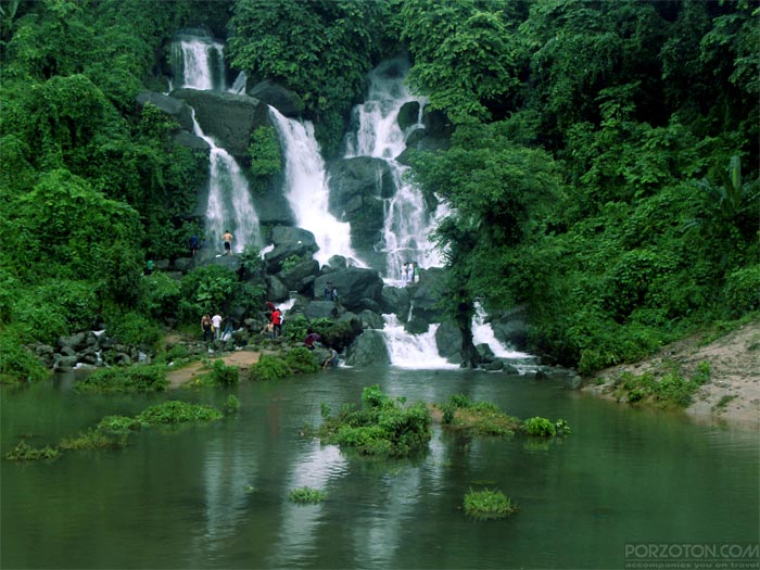 Jaflong Waterfall Sangrampunji Jharna Sylhet