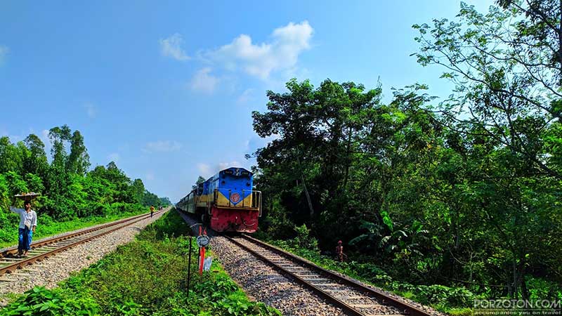 Dhaka to Noakhali Train Upakul Express, porzoton.