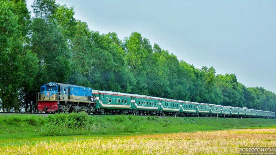 Parabat Express train Dhaka to Sylhet