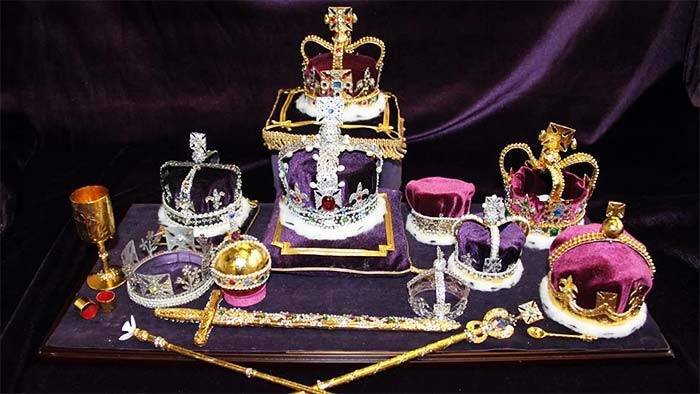 Crown Jewels in Tower of London