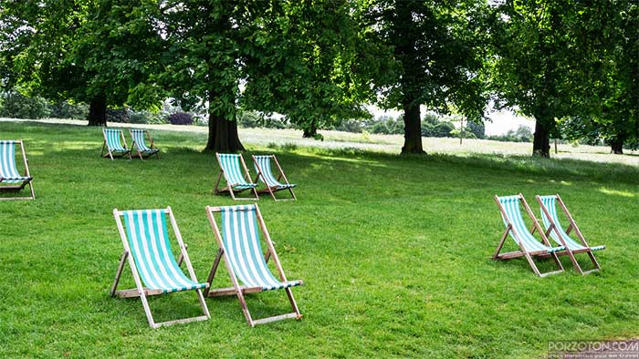 Green Space in Hyde Park, London