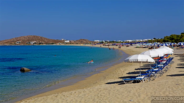 A Beautiful Beache in Naxos - 10 Most Beautiful Islands in Greece.