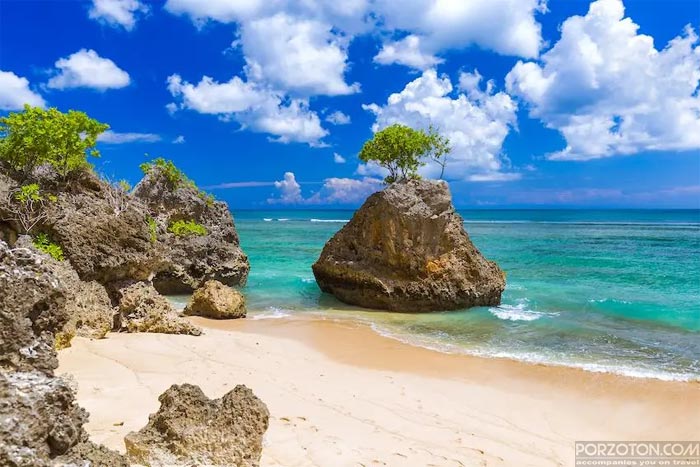 Bingin Beach, Top 10 Beaches in Bali Island, Indonesia.
