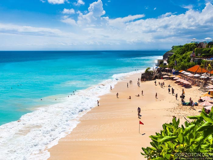 Canggu Beach, Top 10 Beaches in Bali Island, Indonesia.