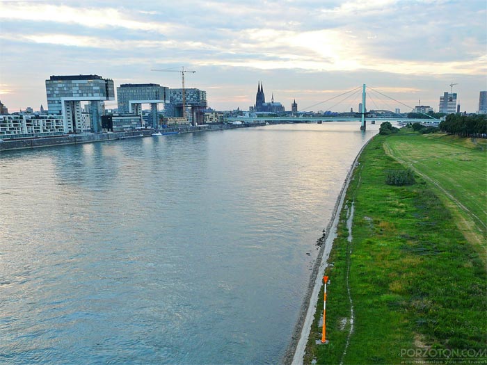 Cologne (Köln) Rhine River view—Top 10 Places to Visit in Germany.