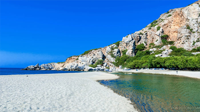 Preveli Beach—Crete, the Greek Island with the Best Beaches.