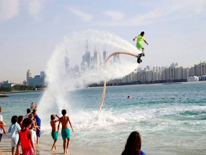 Water Sports Flyboarding activities in Palm Jumeirah Dubai